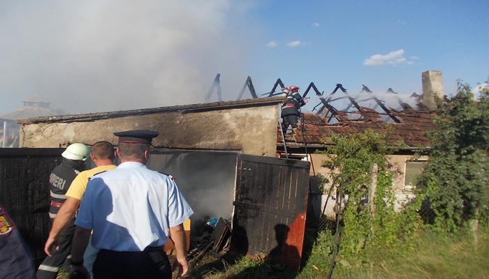 Casă făcută SCRUM în județ! Un bărbat s-a ales cu răni foarte GRAVE