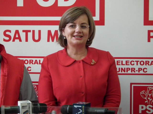 Președintele PSD Satu Mare, Aurelia Fedorca, nu vrea excluderi din partid