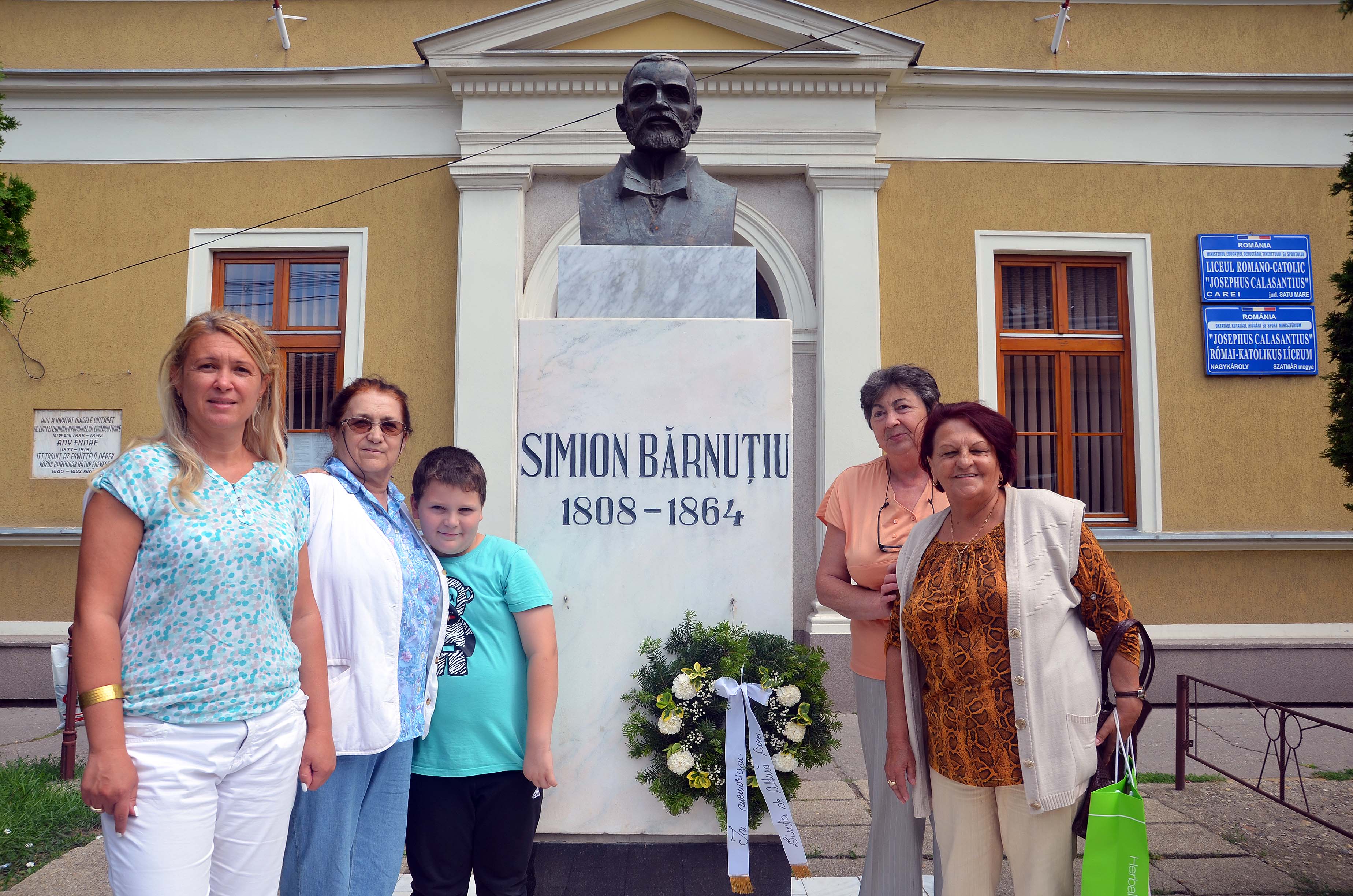 Simion Bărnuțiu, COMEMORAT la Carei în fața școlii în care a învățat