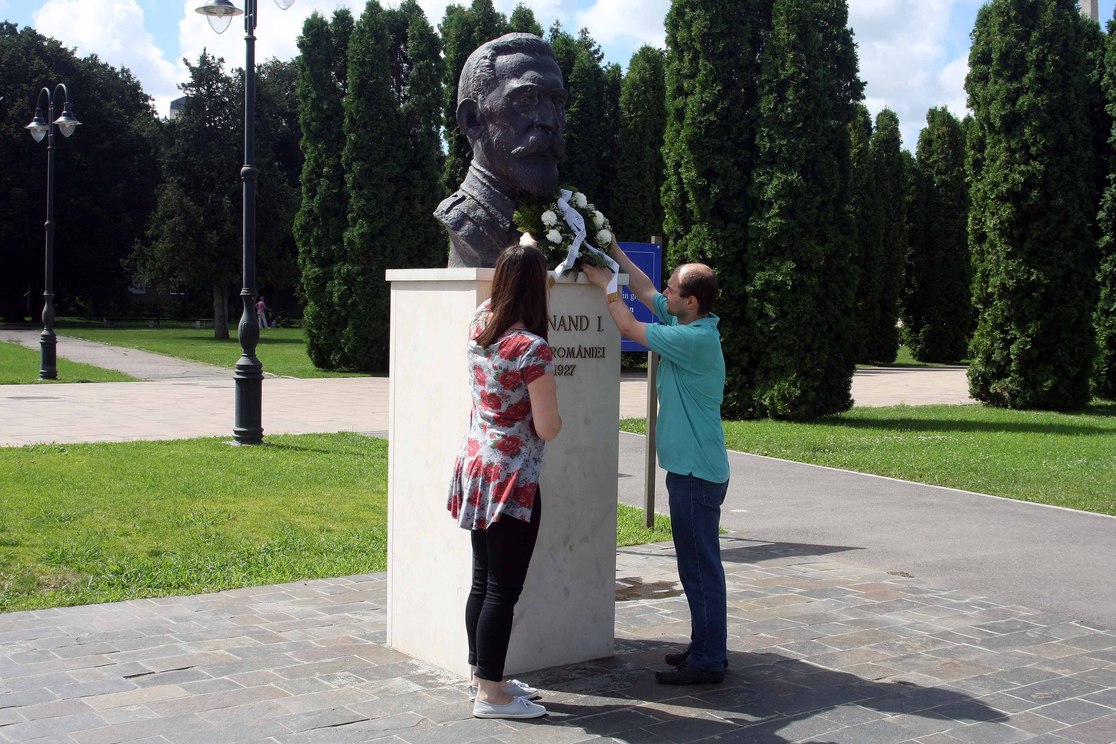 Regele Ferdinand I al României, comemorat la Carei