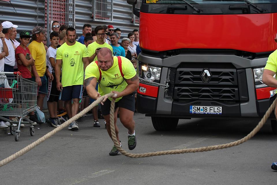 Cei mai puternici oameni din România, Ungaria și Republica Moldova s-au întrecut la Carei