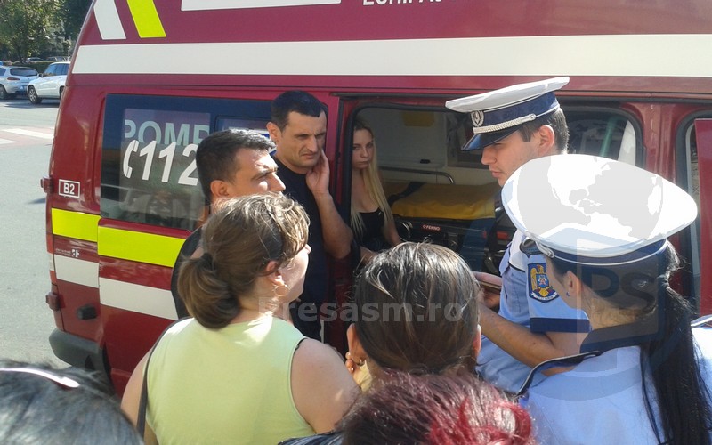 Accident cu VICTIMĂ în CENTRUL Sătmarului! O FEMEIE a accident o TÂNĂRĂ și a PLECAT (FOTOGALERIE)