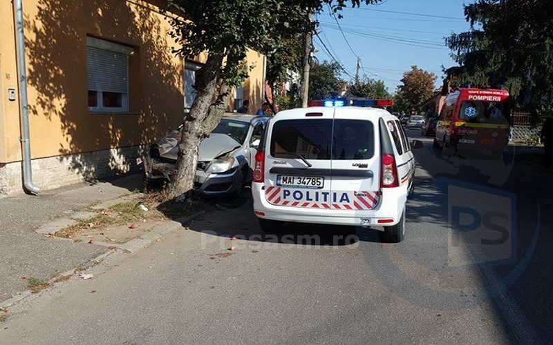 Accident rutier pe DN 19. Șoferul vinovat avea o alcoolemie mare