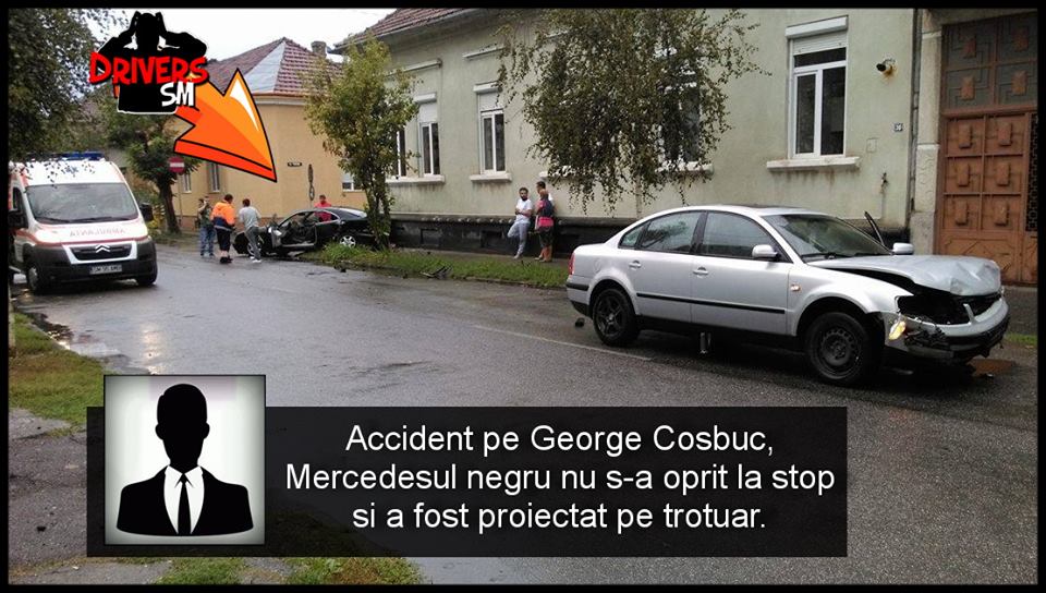 Accident rutier produs de o FEMEIE în municipiul Satu Mare. O MINORĂ a fost rănită