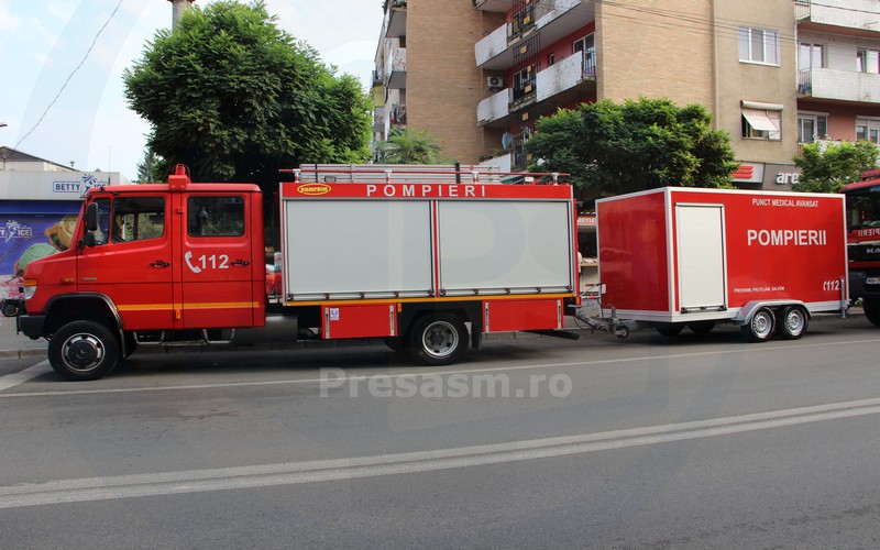 (FOTO&VIDEO) Tehnica de INTERVENȚIE a pompierilor din Satu Mare! DOTĂRI de înalt nivel