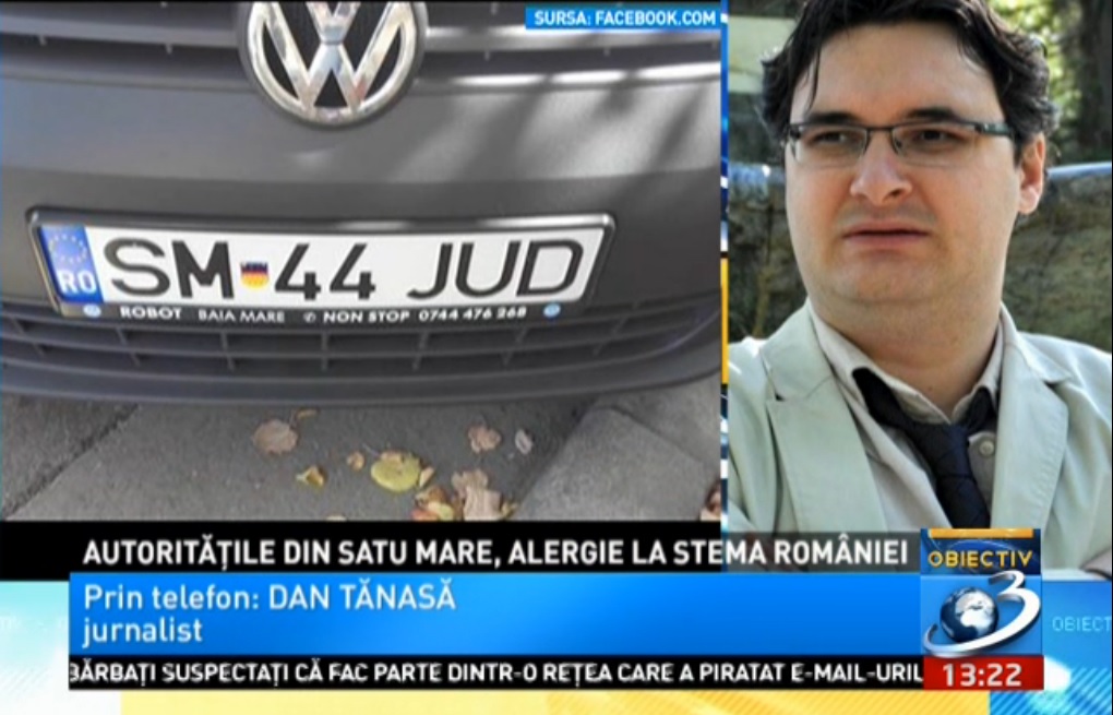 ANTENA 3: ”Consiliul Județean Satu Mare are alergie la stema României”