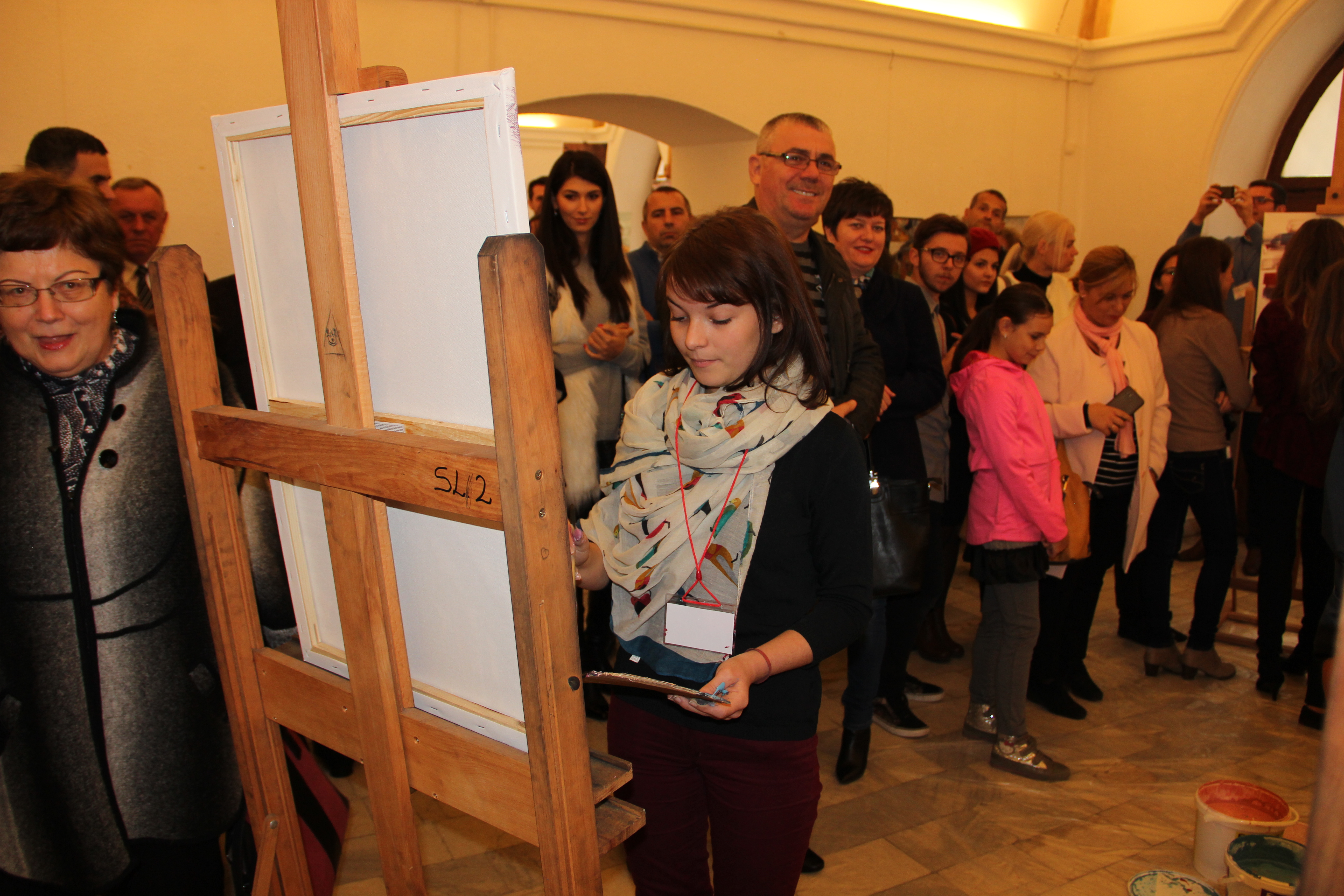 Eveniment UNIC în istoria Sătmarului. Prima EXPOZIȚIE în care picturile au fost realizate pe loc (FOTO&VIDEO)