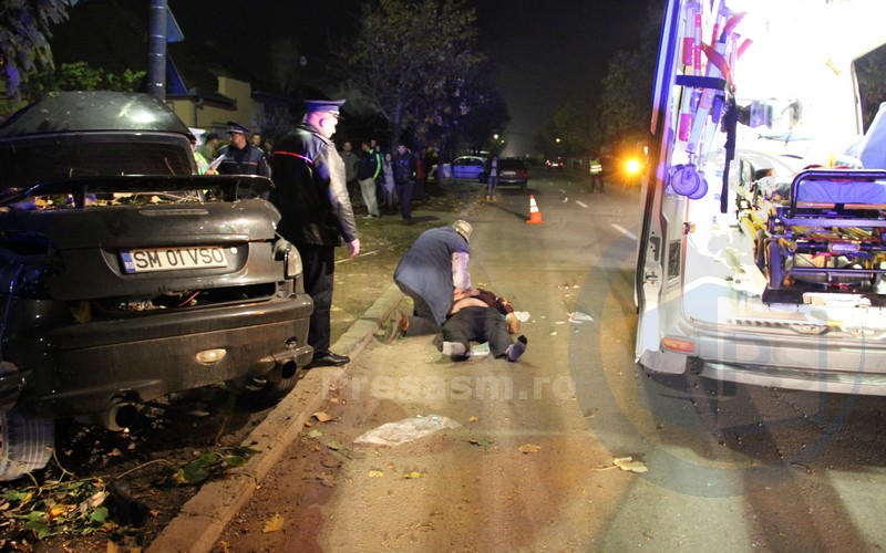 Accident grav pe strada Inăului din Satu Mare. O persoană și-a pierdut viața FOTO-VIDEO