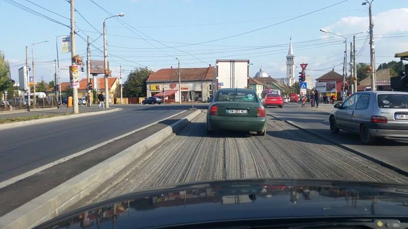 FĂRĂ COMENTARII! Drumul Careiului se REFACE, după ce a fost REABILITAT (FOTO)