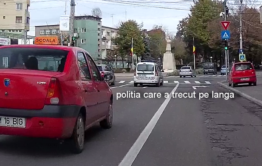 Nu doar Poliția Locală este INDIFERENTĂ. Poliția Rutieră, IMUNĂ la încălcarea legii (FOTO&VIDEO)