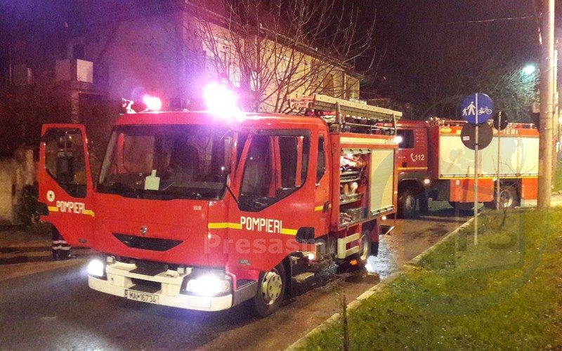 INCENDIU în municipiul Satu Mare. PANICĂ pe Drumul Botizului (FOTO&VIDEO)