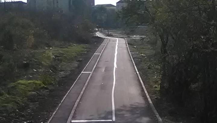 Marcaje rutiere de toată JENA în municipiul Satu Mare. Linii STRÂMBE pe strada Digului (FOTO)