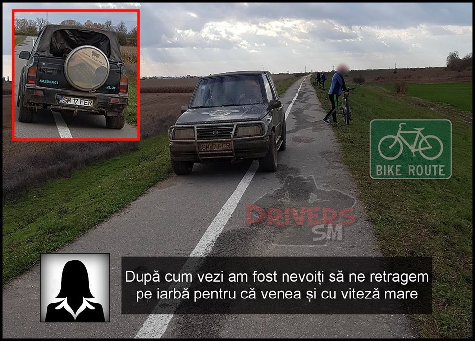 Piste pentru bicliști în municipiul Satu Mare?! NU! Piste pentru MAȘINI