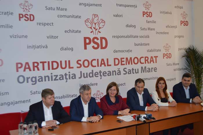 OPTIMISM. Liderii centrali ai PSD speră la un rezultat istoric la Satu Mare