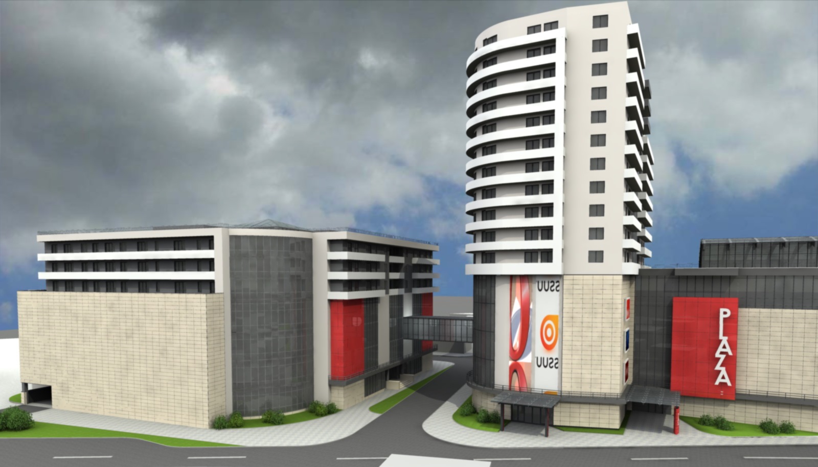 FOTOGALERIE. Un nou bloc impunător se construiește la cap Pod Golescu, în Satu Mare