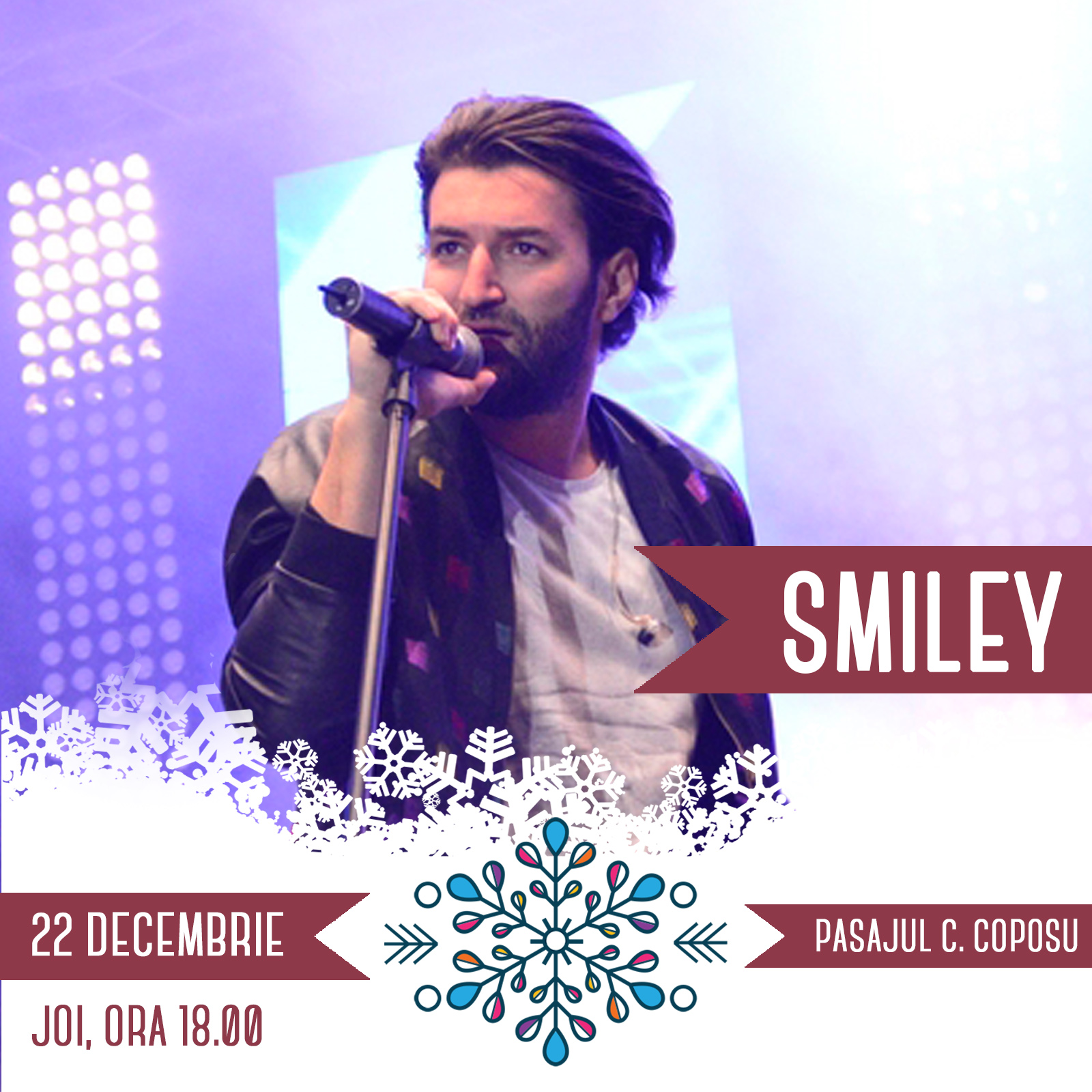 PROGRAM. Azi este super concertul Smiley în parcarea NEPI Satu Mare