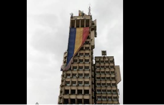 DRAPELUL, coborât după doar o ZI de pe Palatul Administrativ. Motivul OFICIAL
