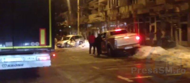 VIDEO. Accident dur surprins în direct de camere la Negrești-Oaș