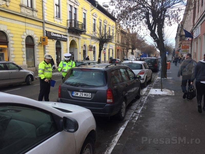 Inconștienți pe șoselele Sătmarului. Bărbat prins la volan fără dreptul de a conduce