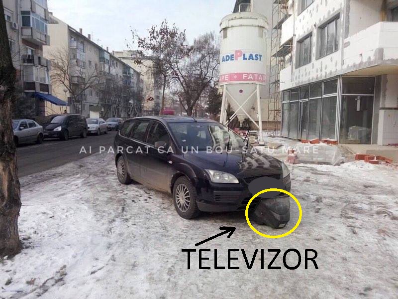 Răzbunare în Satu Mare! Ce au făcut pietonii cu o mașină parcată pe trotuar