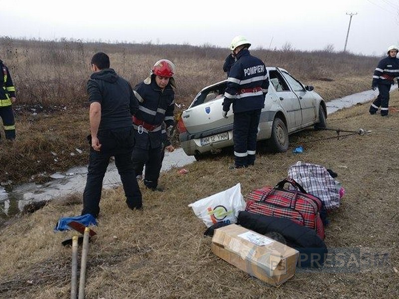 Accident CUMPLIT. Doi adulți și doi copii au fost răniți  (FOTO&VIDEO)