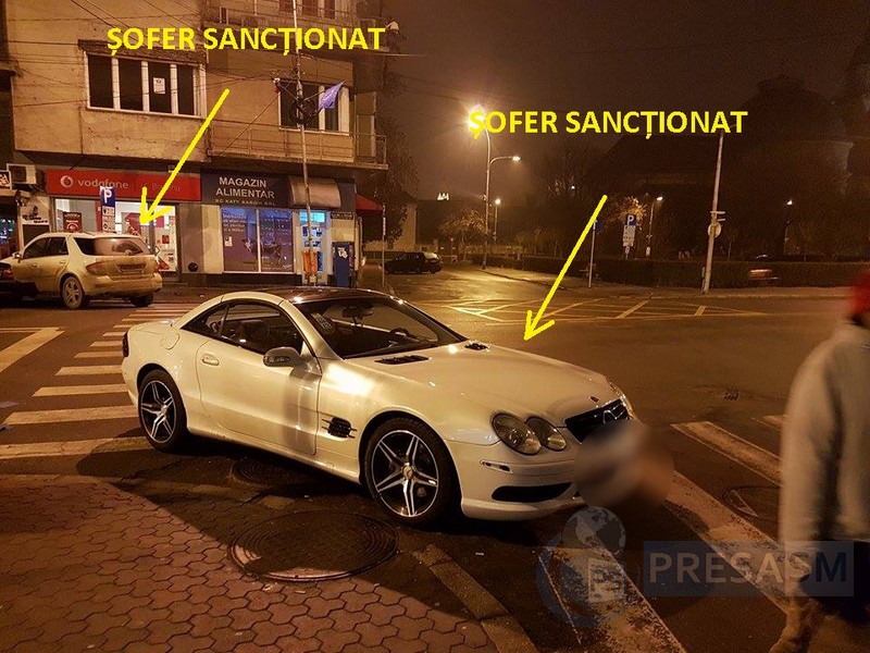 IREPROȘABIL. Poliția rutieră a acționat ca la carte în Satu Mare (FOTO&VIDEO)