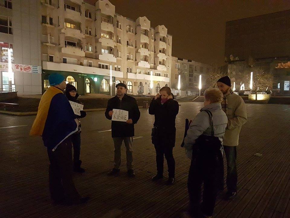 Protest la cotă de avarie în Satu Mare. Câteva persoane în centru (FOTOGALERIE)