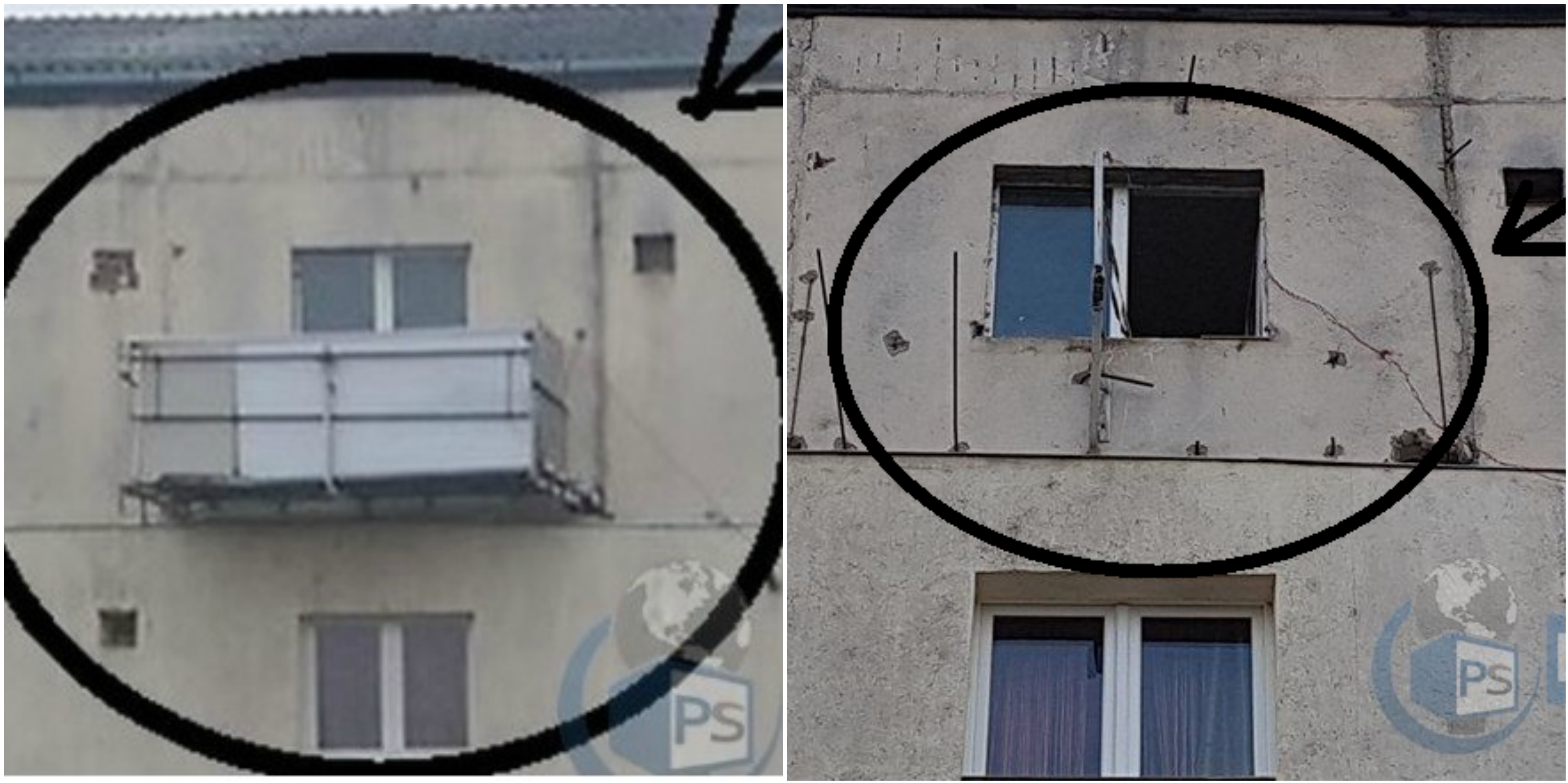Sătmarul minunilor! Balconul buclucaș a dispărut...în timp record (FOTOGALERIE)