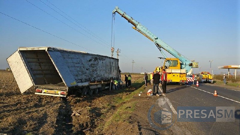 FOTO&VIDEO. Calvarul șoferului turc s-a terminat! Patru zile sub cerul liber