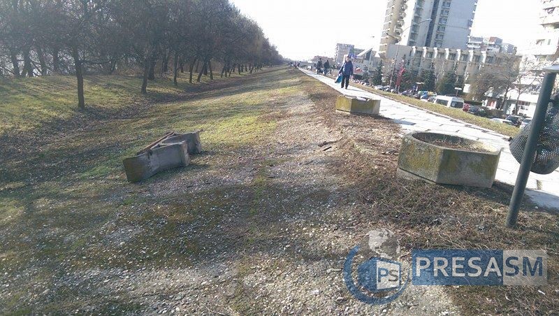 FOTOGALERIE. O gașcă de minori terorizează Sătmarul. Distrugeri pe bandă rulantă