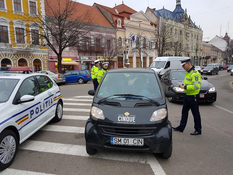 FOTO&VIDEO. ”Razie” de amploare în centrul Sătmarului. Peste o mie de ”amenzi”