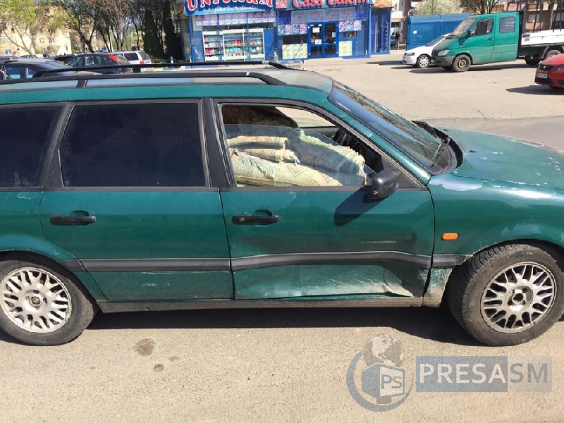 FOTO&VIDEO exclusiv. Accident, provocat de o femeie, surprins LIVE în municipiul Satu Mare