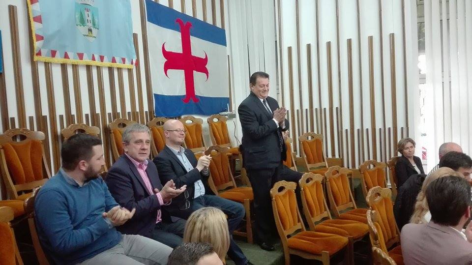 FOTOGALERIE. Folclorul i-a adus titlul. Nicolae Mureșan, noul cetățean de onoare al municipiului Satu Mare