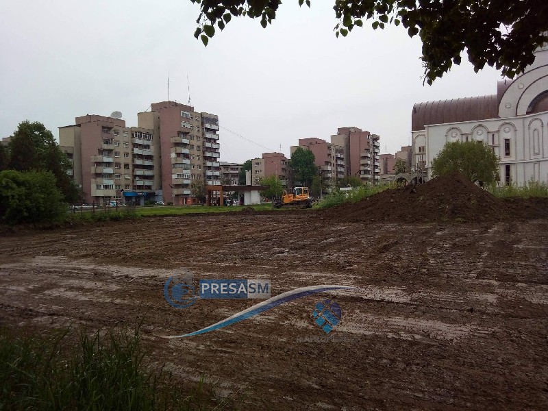 FOTOGALERIE. A început construcția LIDL pe Drumul Careiului. Va fi gata în câteva luni