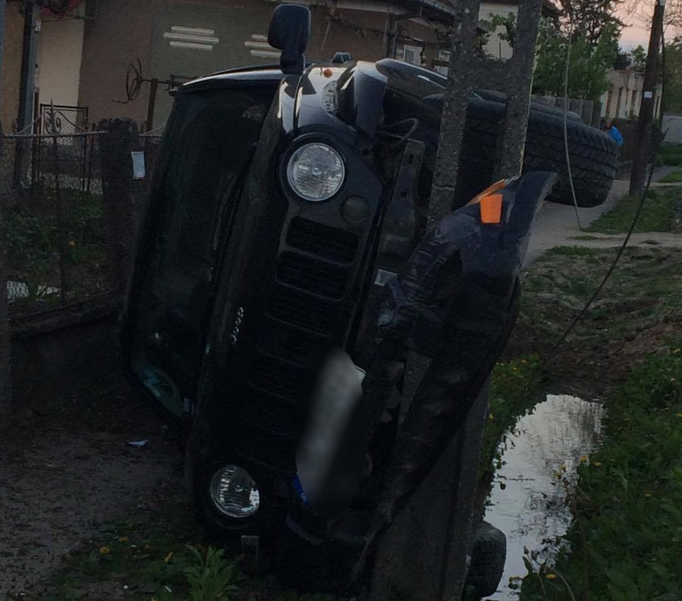 FOTO. Sătmăreanul care a lovit un pieton cu mașina și a fugit, prins de polițiști