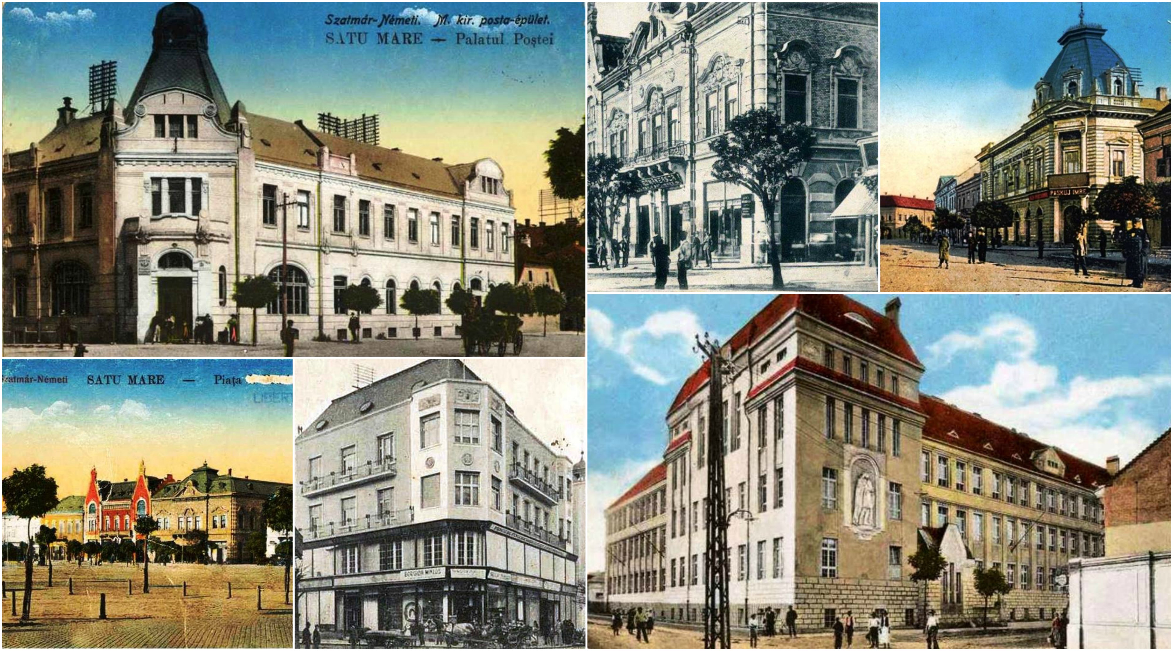 FOTOGALERIE impresionantă! Sătmarul cochet și romantic de acum 100 de ani