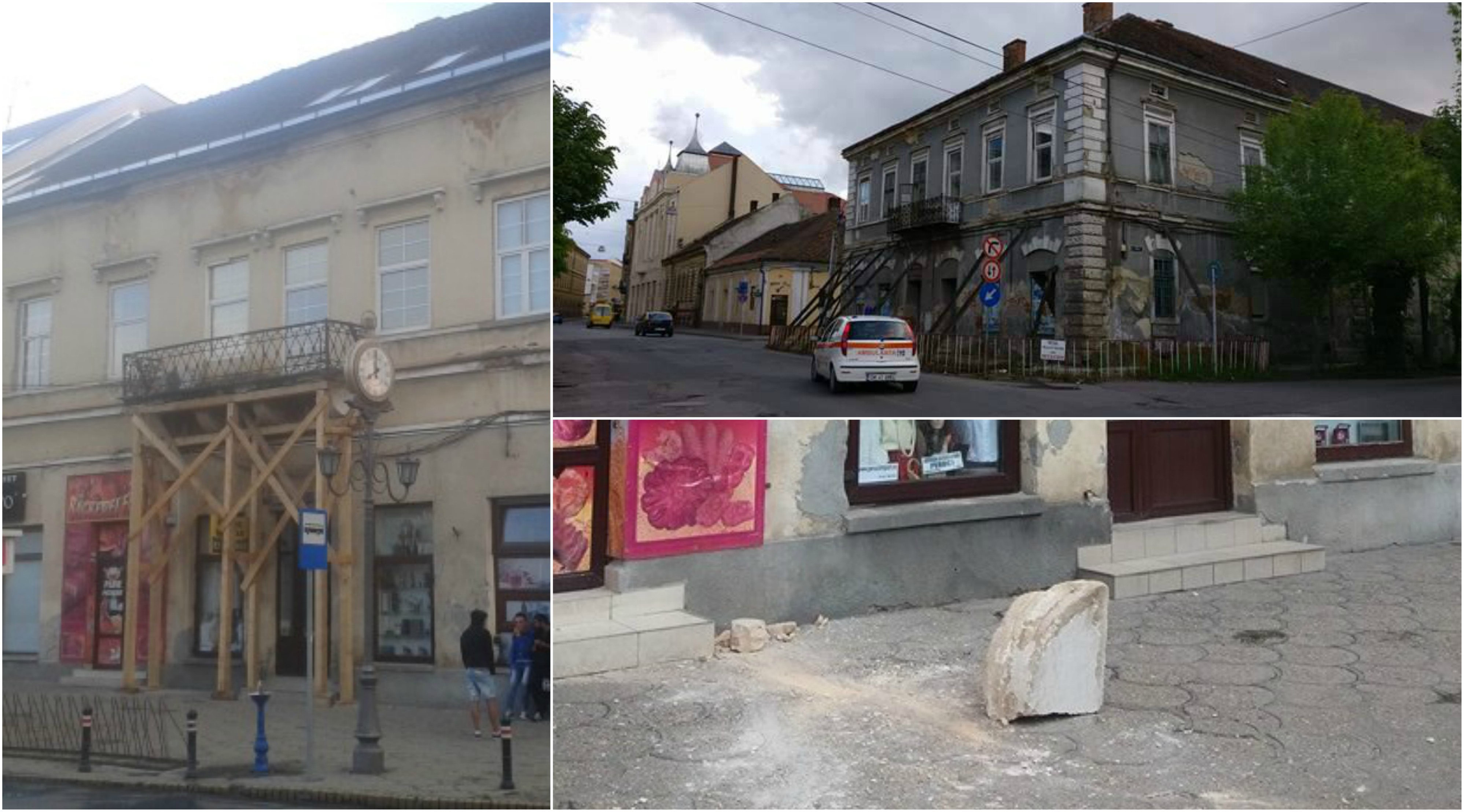FOTOGALERIE. Centrul vechi se năruie. Satu Mare, orașul cu istoria în bârne