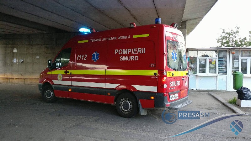 FOTO&VIDEO. Un tânăr, de 17 ani, a făcut infarct pe stradă în municipiul Satu Mare