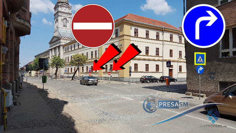 FOTO&VIDEO. Bătaie de joc în centrul Sătmarului! Liber la accidente