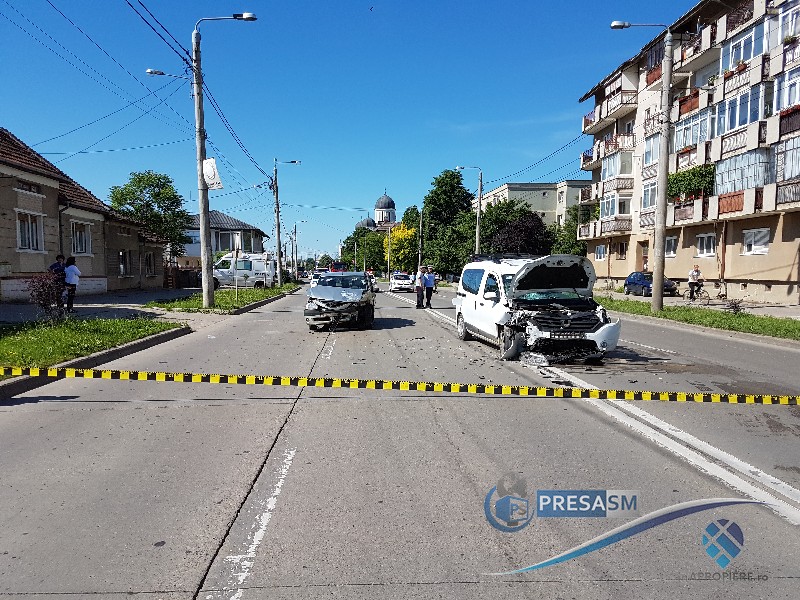FOTO&VIDEO. Accident cu victime pe Drumul Botizului. Impact frontal între două mașini