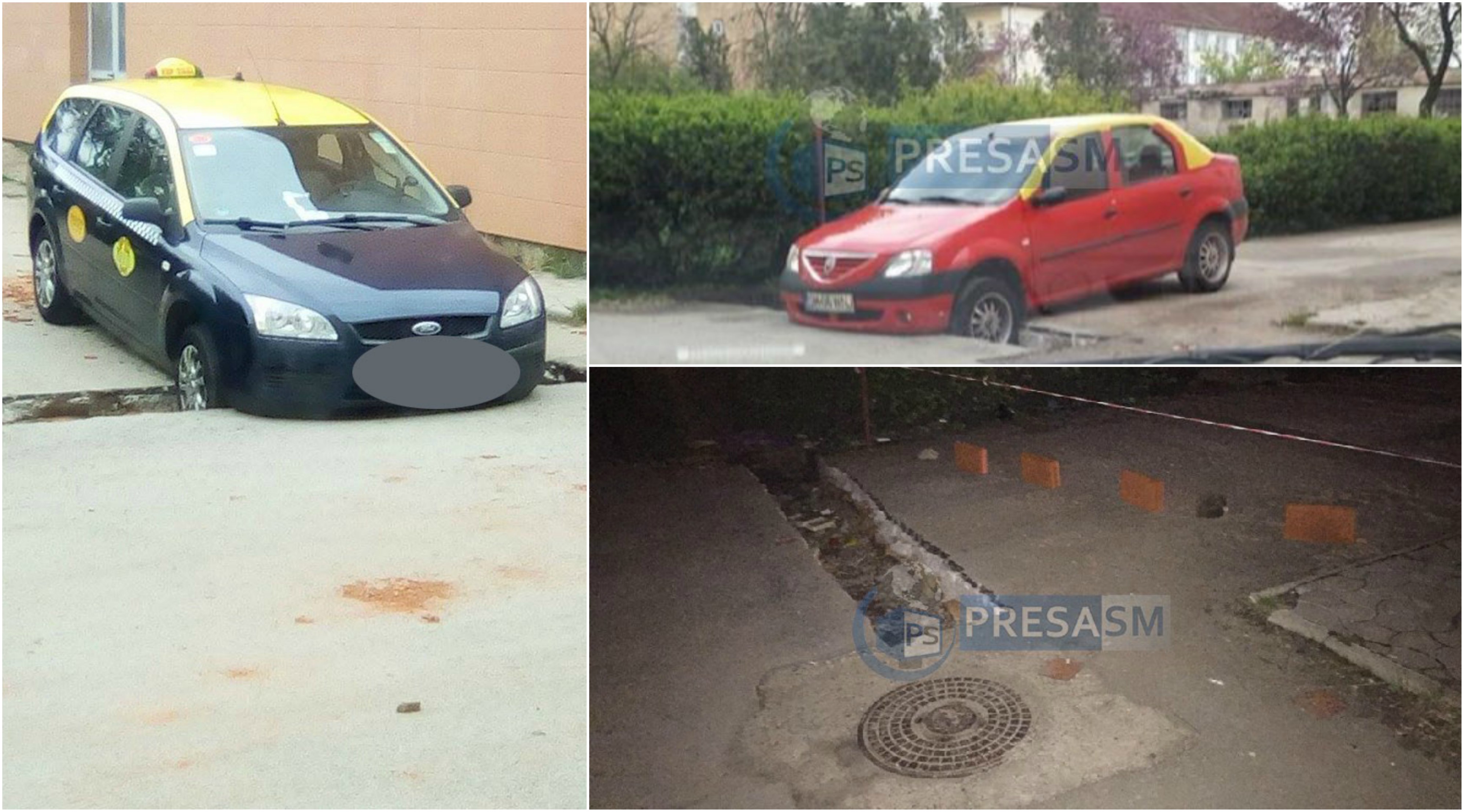 REVOLTĂTOR. Mai multe mașini au ajuns în același șanț în municipiul Satu Mare