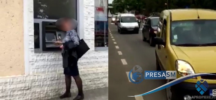 VIDEO. Somnul minții. O femeie a parcat mașina în mijlocul drumului