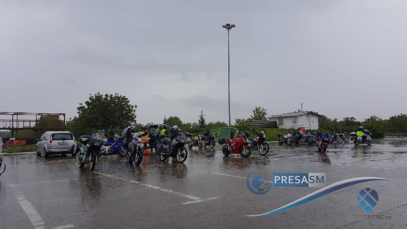 FOTOGALERIE. Zeci de motocicliști au invadat Sătmarul. Mesajul puternic către șoferi