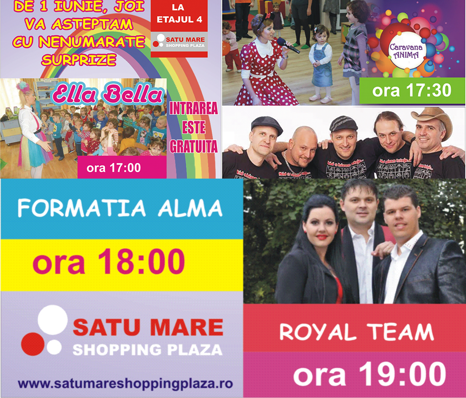 Concerte GRATUITE de Ziua Copilului în tot Sătmarul. DETALII și PROGRAME