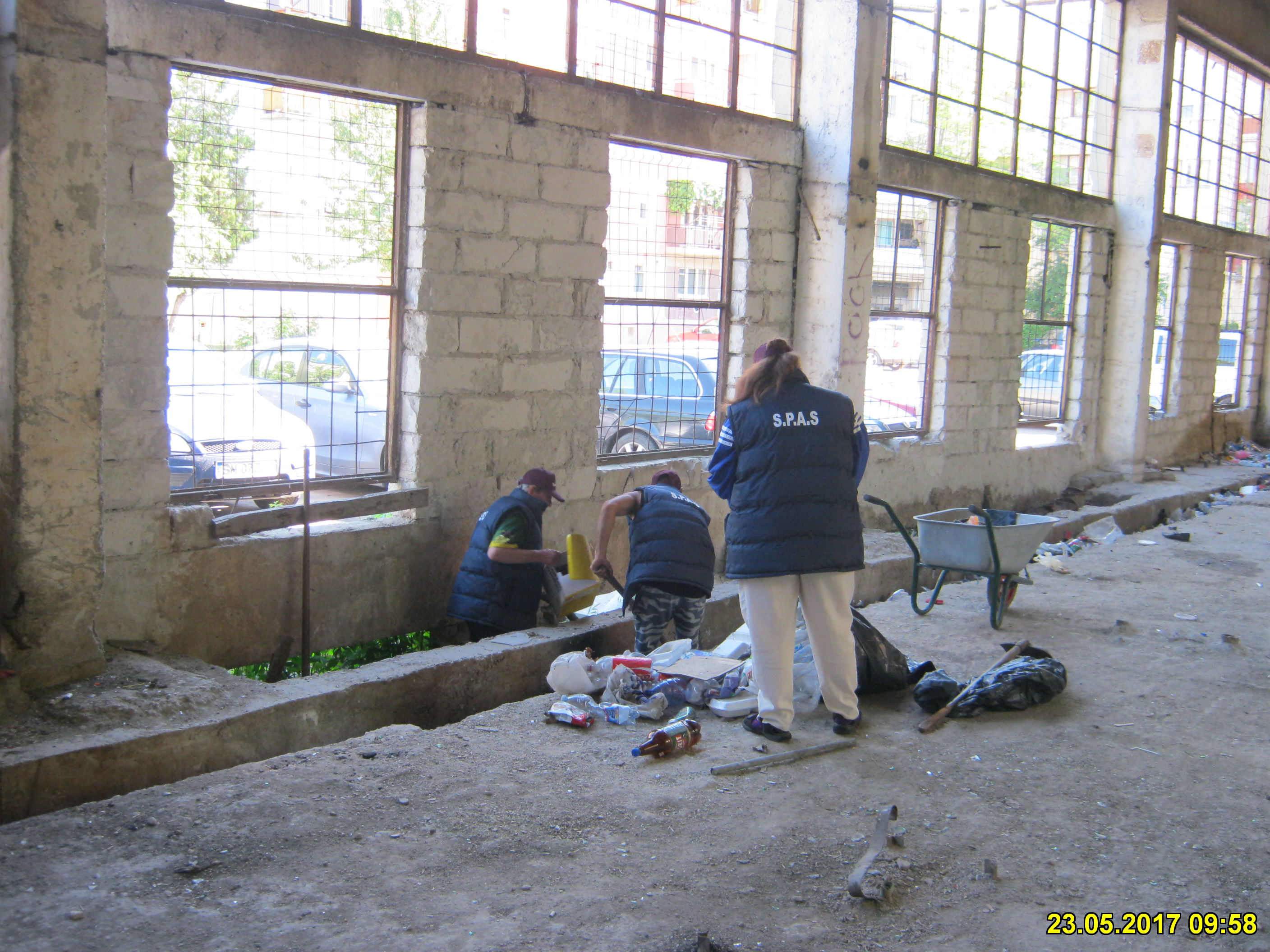 FOTO. Primăria Satu Mare pune asistații social la lucru. Cu Poliția Locală pe urme