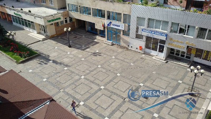 FOTO. Efectul ”Florin Tarța”. ZERO mașini în centrul Sătmarului. Gata cu șmecheria