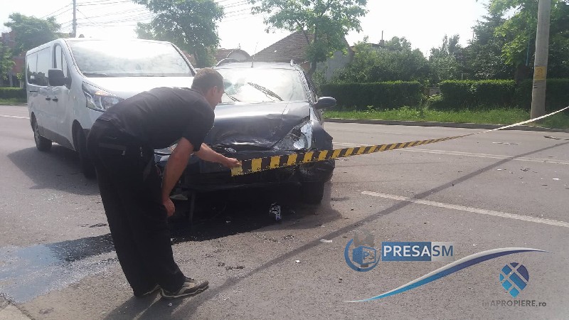Accident rutier cu victime, produs de două tinere șoferițe