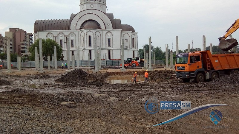 FOTOGALERIE. Lucrări avansate la noul Lidl. PresaSM a aflat data inaugurării