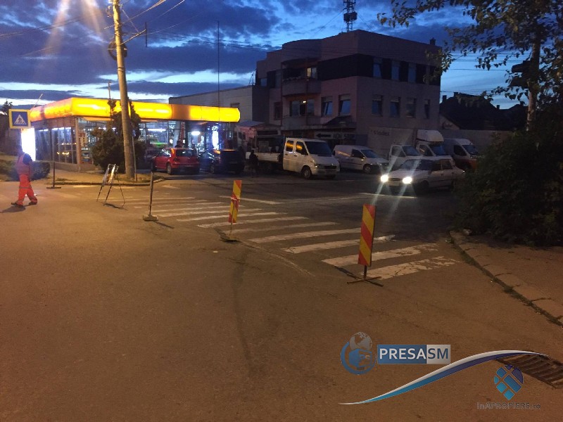 FOTO. Se lucrează și noaptea în municipiul Satu Mare. Mai puțin deranj