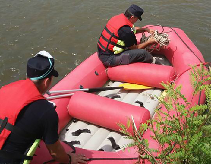 FOTOGALERIE. Bărbat căutat de pompierii sătmăreni în apele Someșului. A dispărut de trei zile